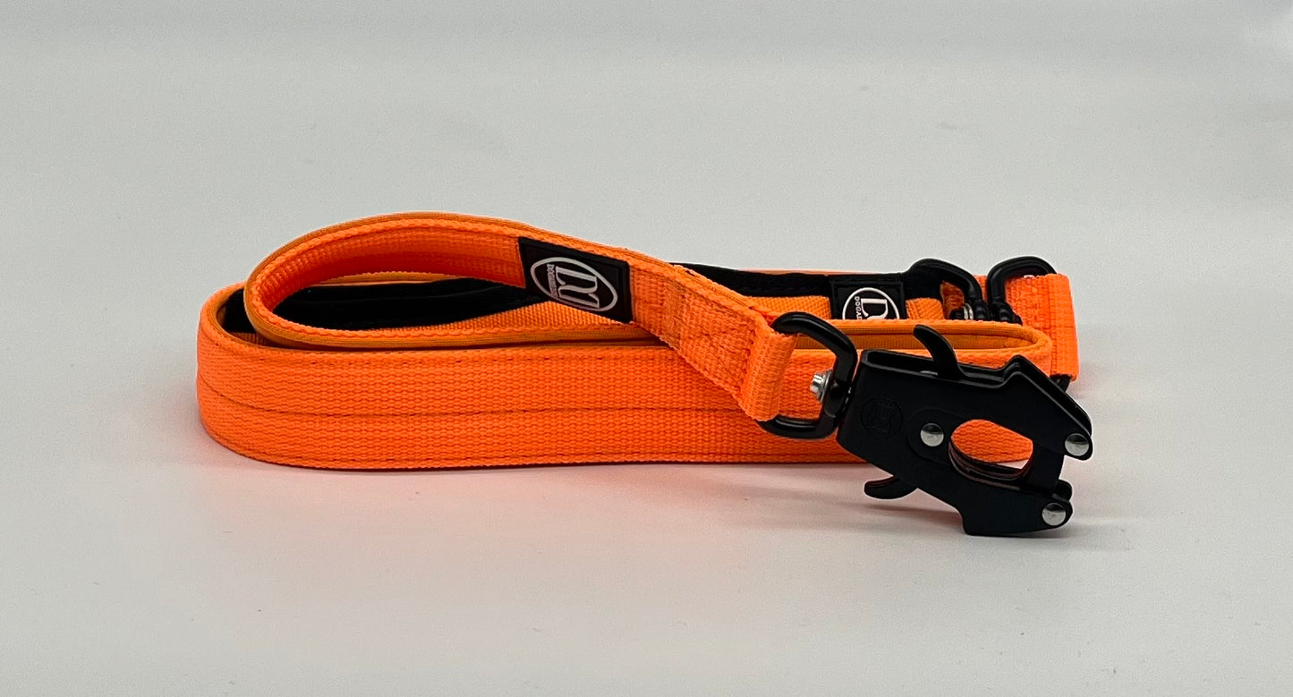 Swivel lead 1.2m | with clip - Orange
