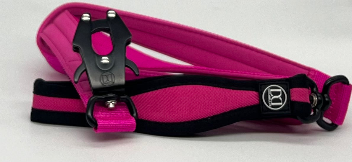 Swivel lead 1.2m | with clip - Barbie pink