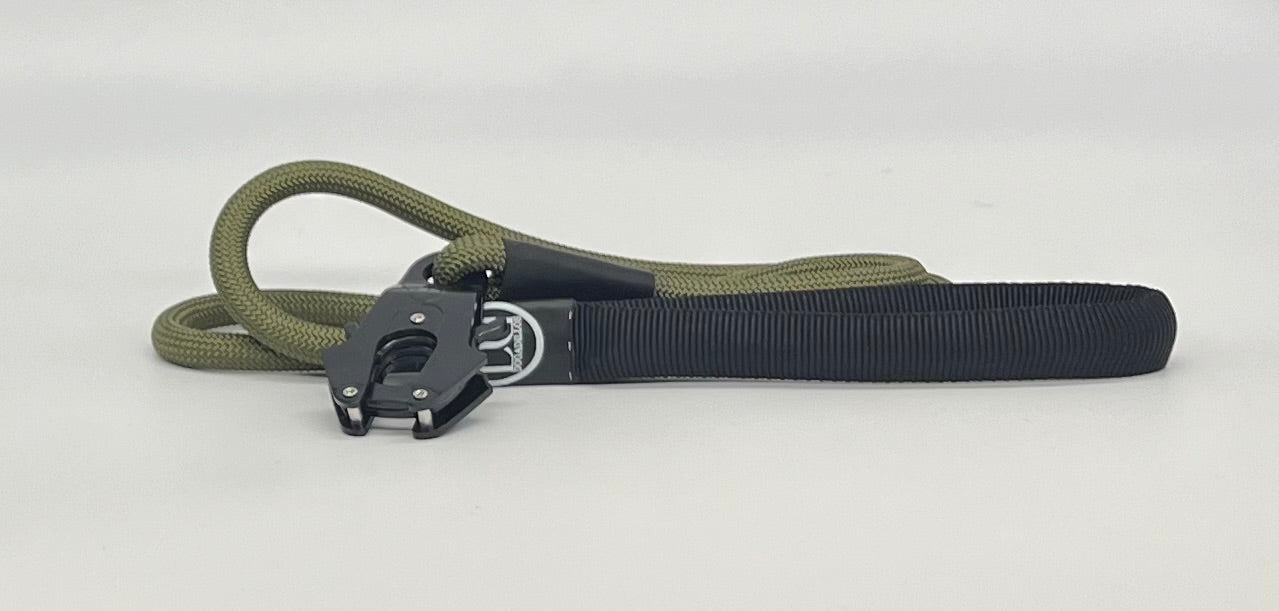 Rope lead | with clip - Khaki
