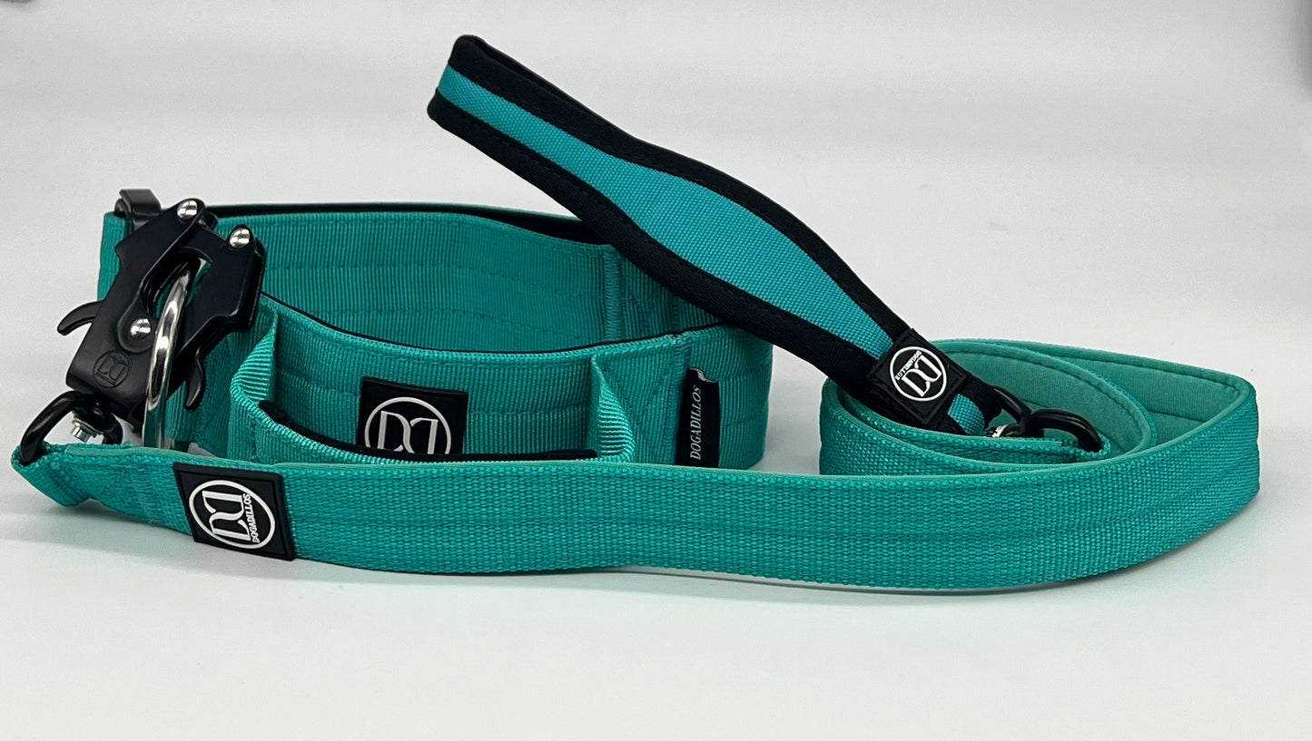 Swivel lead 1.2m | with clip - Tiffany blue