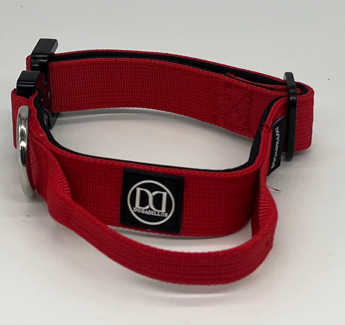 2.5cm Active collar | WITH HANDLE - Red