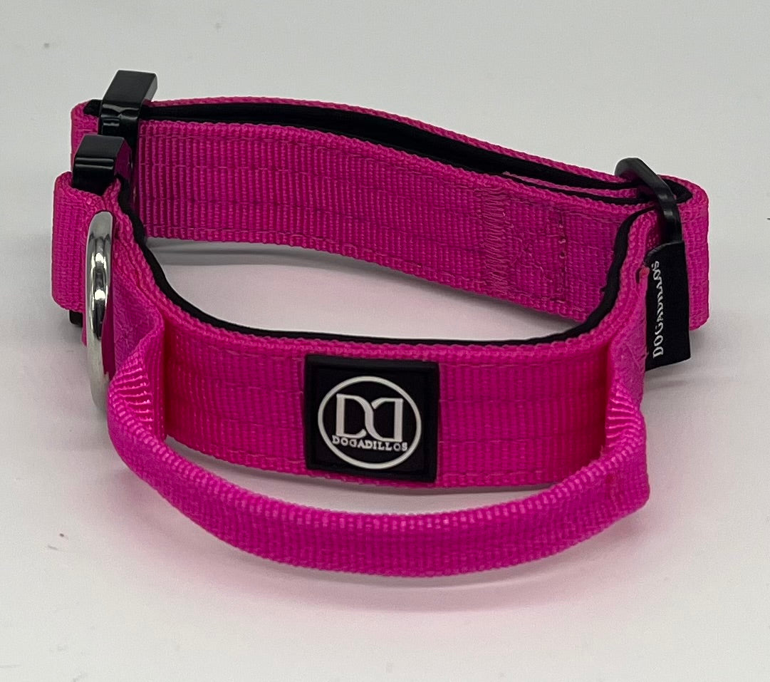 2.5cm Active collar | WITH HANDLE - Barbie pink