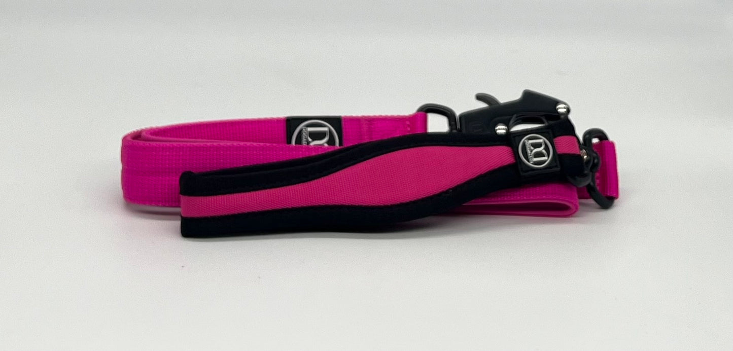 Swivel lead 1.2m | with clip - Barbie pink