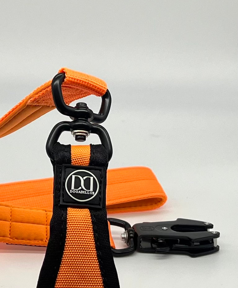 Swivel lead 1.2m | with clip - Orange