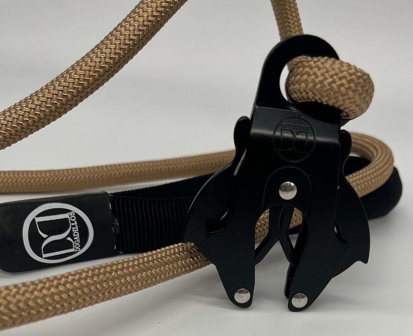 Rope lead | with clip - Stone