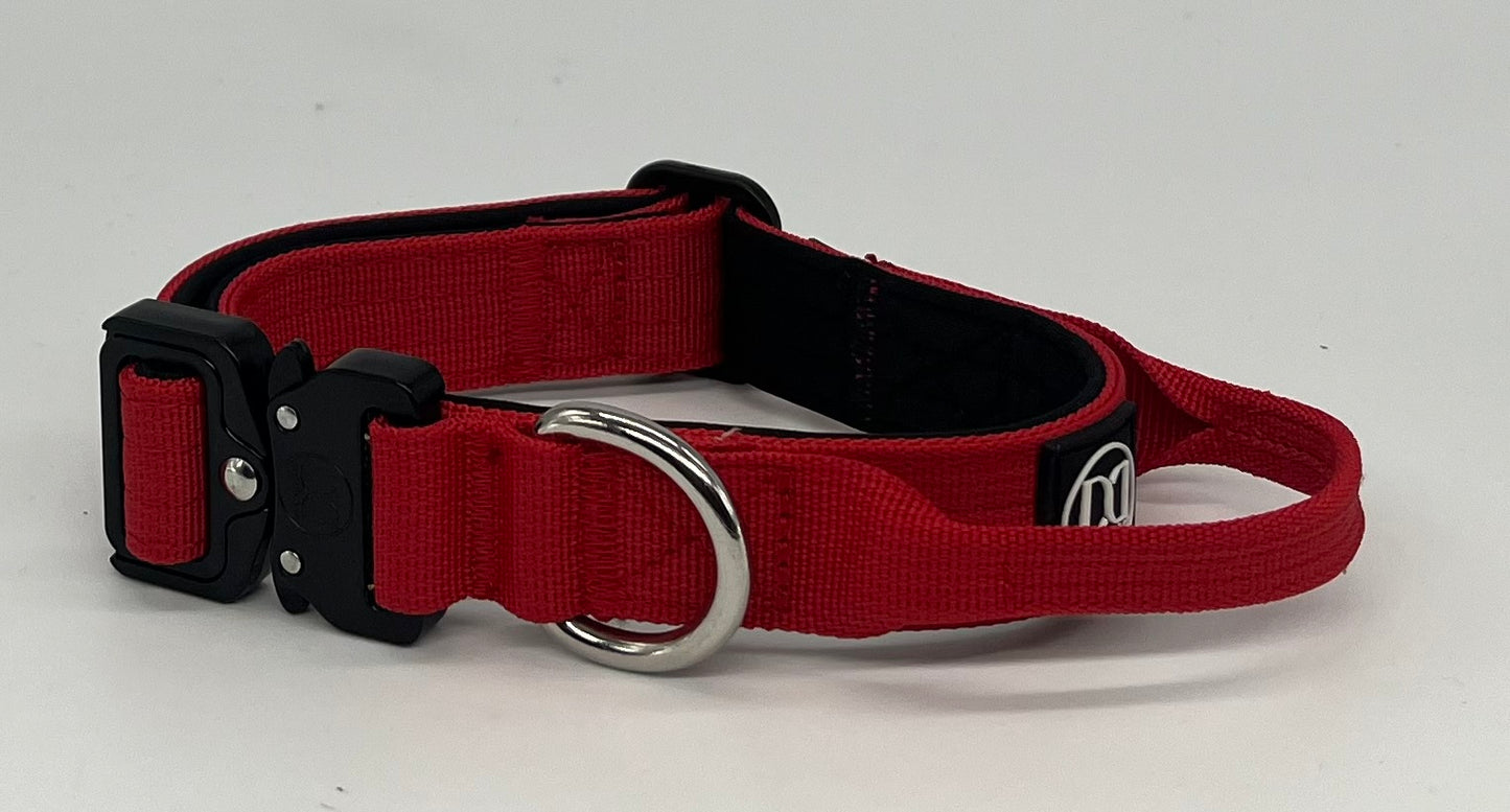 2.5cm Active collar | WITH HANDLE - Red
