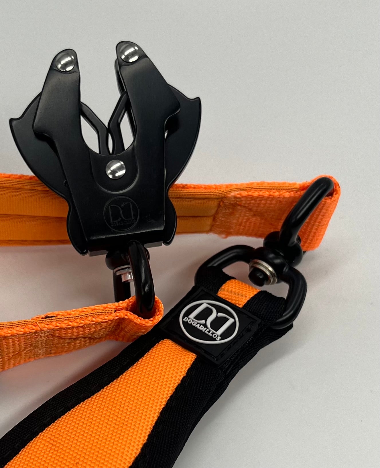 Swivel lead 1.2m | with clip - Orange