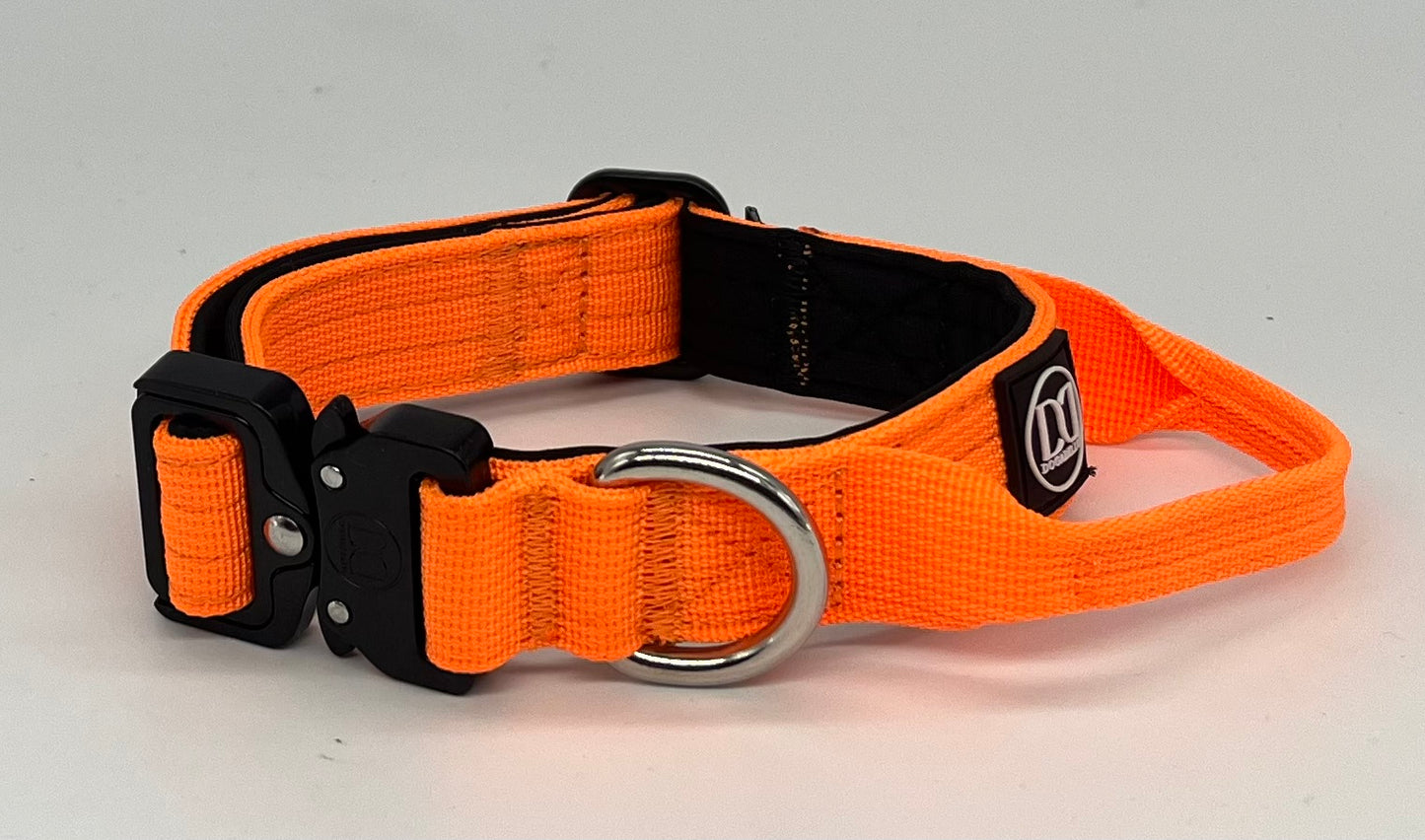 2.5cm Active collar | WITH HANDLE - Orange