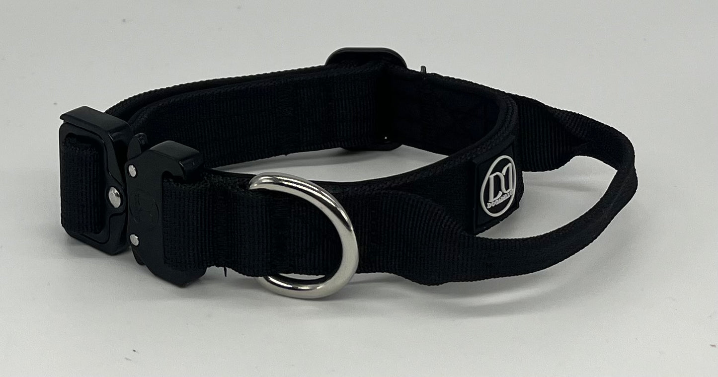 2.5cm Active collar | WITH HANDLE - Black