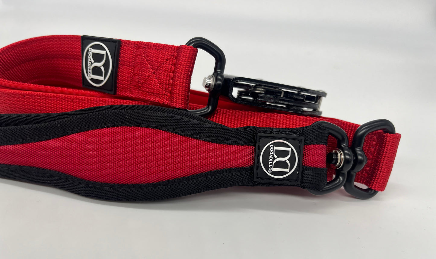Swivel lead 1.2m | with clip - Red