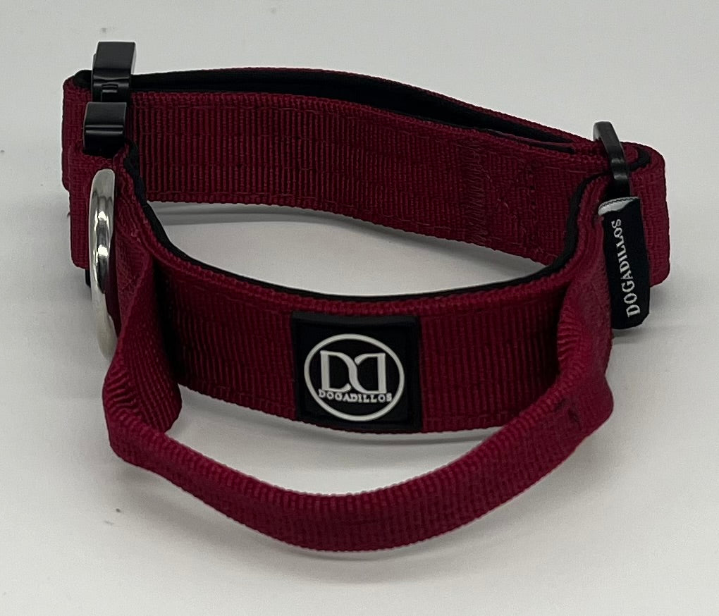 2.5cm Active collar | WITH HANDLE - Burgundy