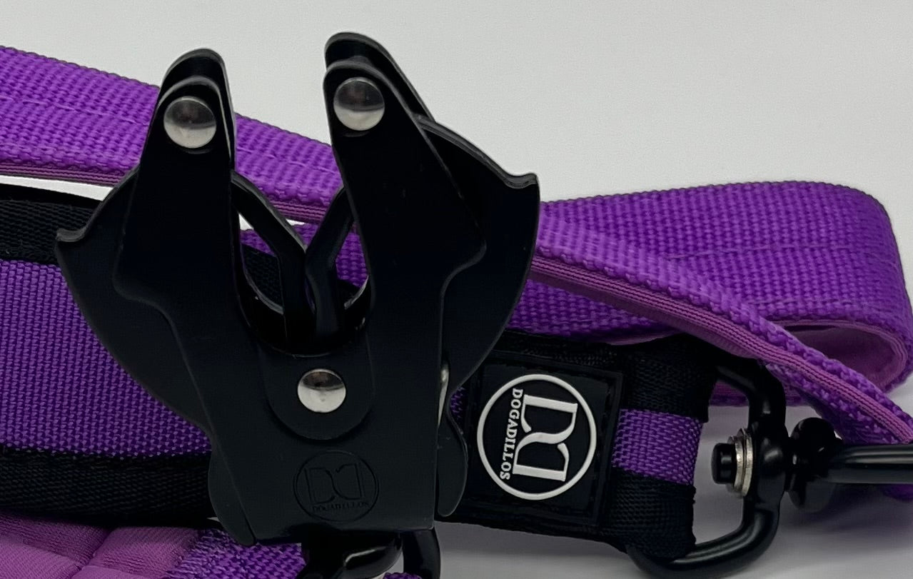 Swivel lead 1.2m | with clip - Purple