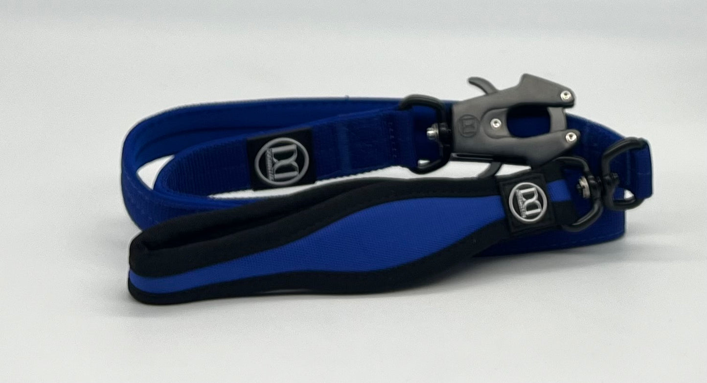 Swivel lead 1.2m | with clip - Navy blue