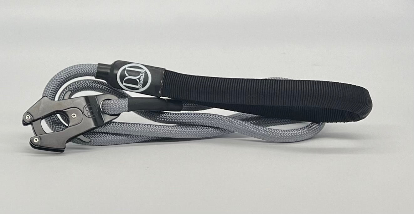 Rope lead | with clip - Grey