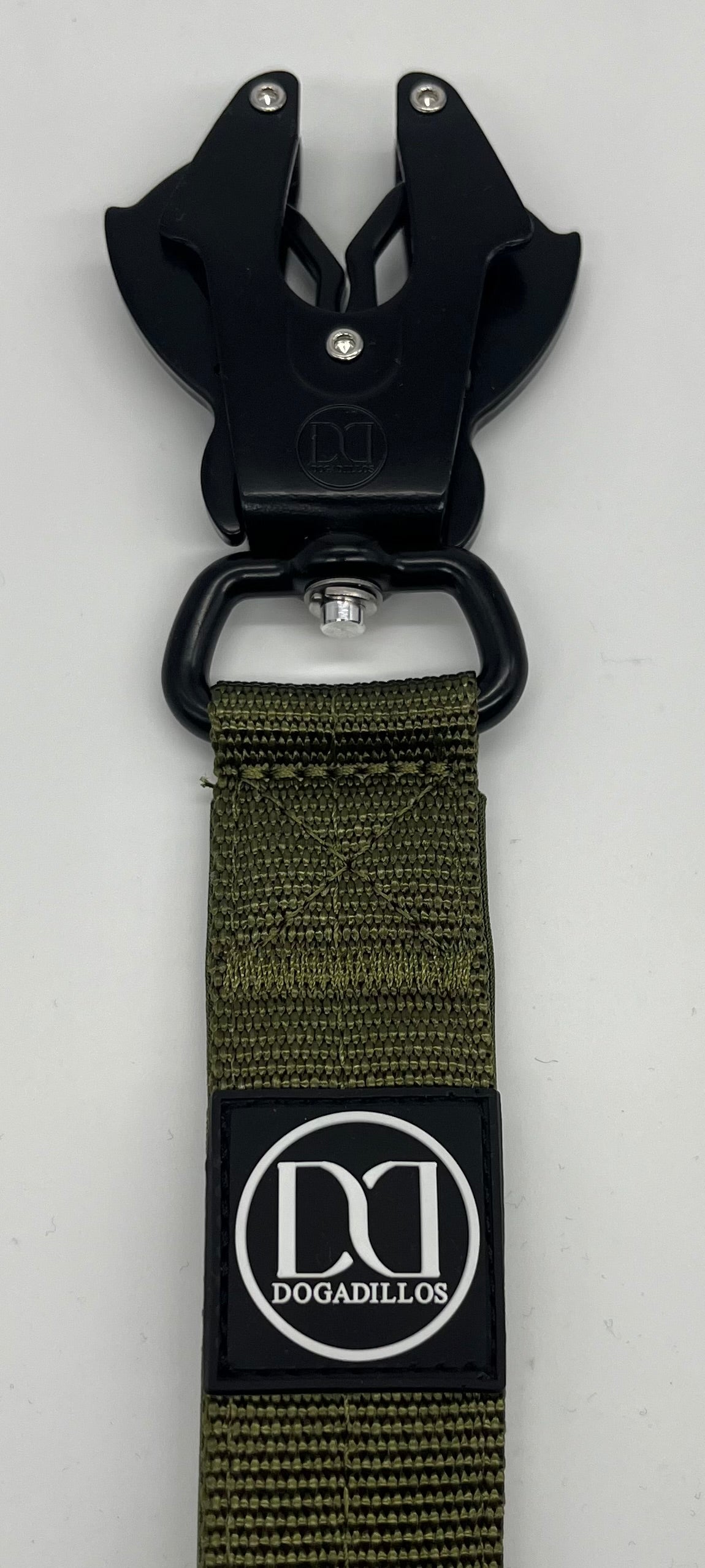 Swivel lead 1.2m | with clip - Khaki