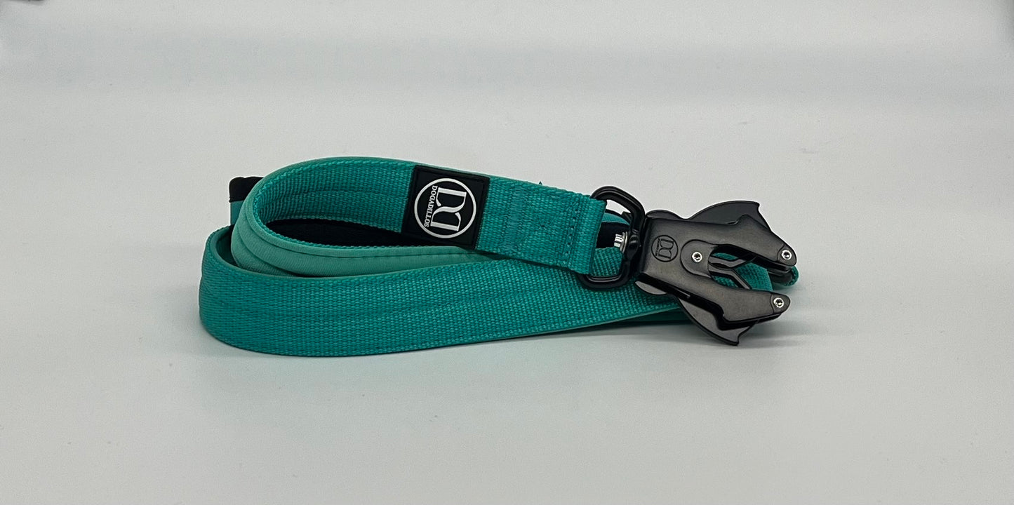 Swivel lead 1.2m | with clip - Tiffany blue