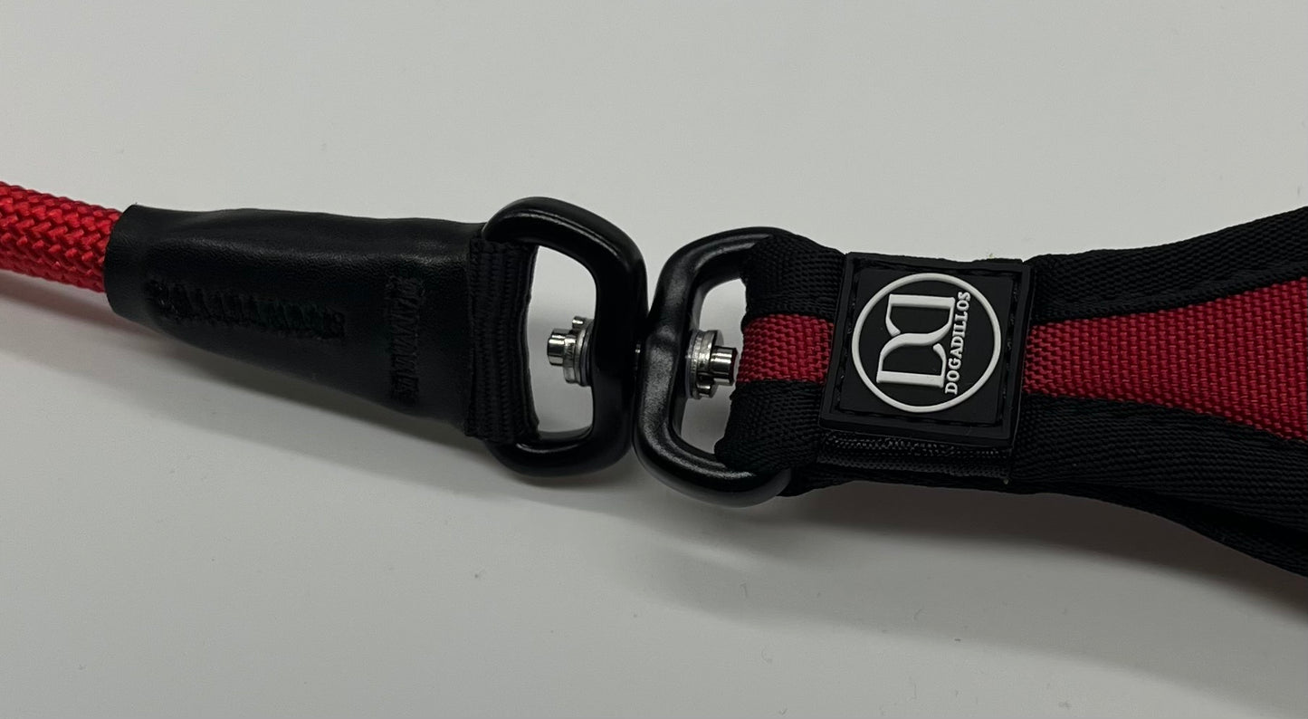 Slip rope lead | anti choking - Red