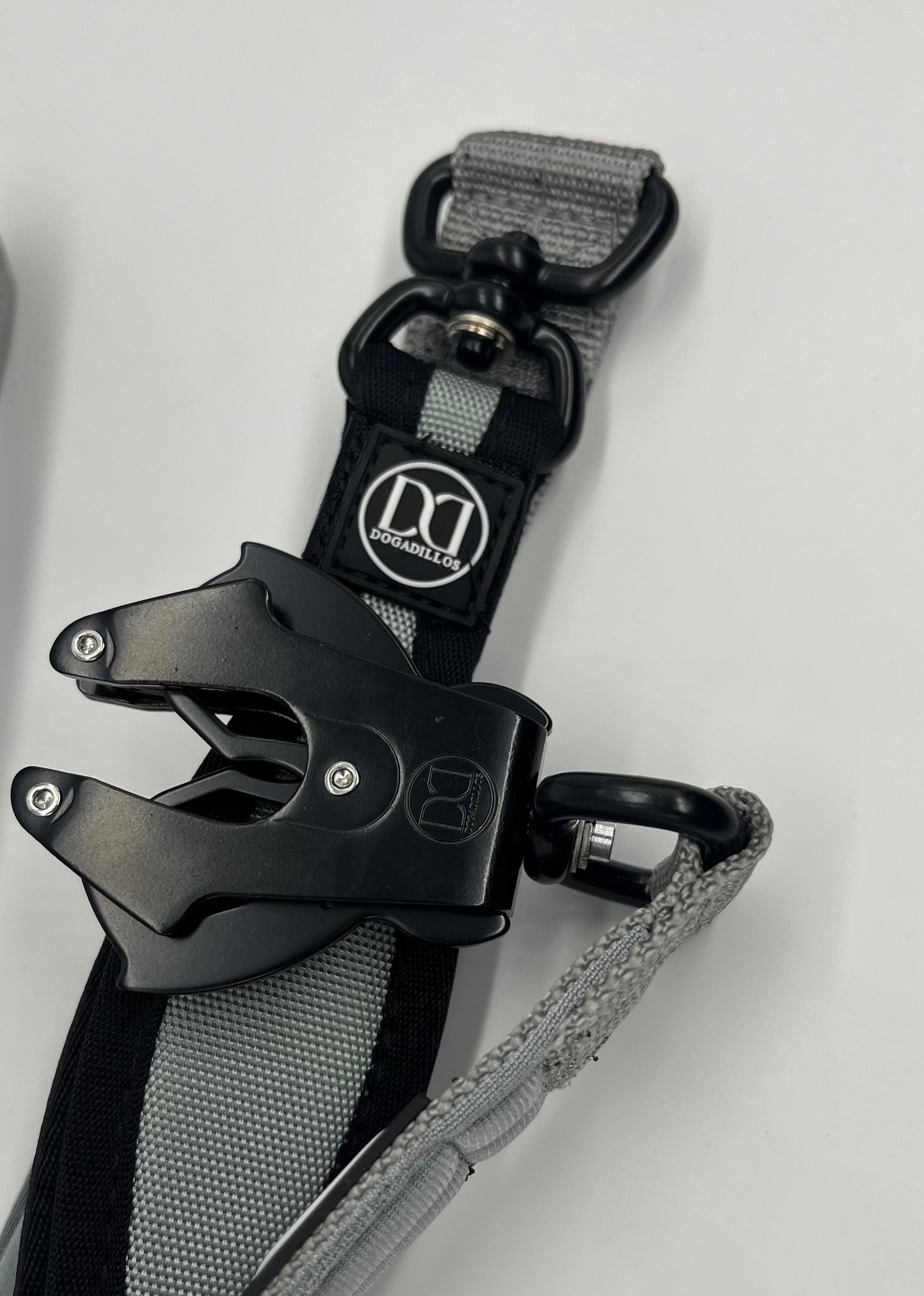 Swivel lead 1.2m | with clip - Grey