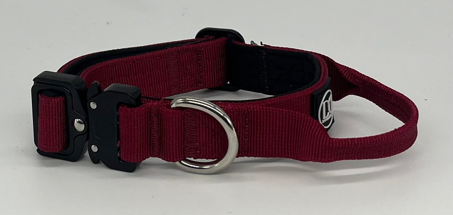 2.5cm Active collar | WITH HANDLE - Burgundy