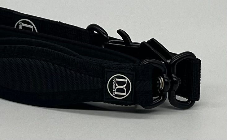 Swivel lead 1.2m | with clip - Black