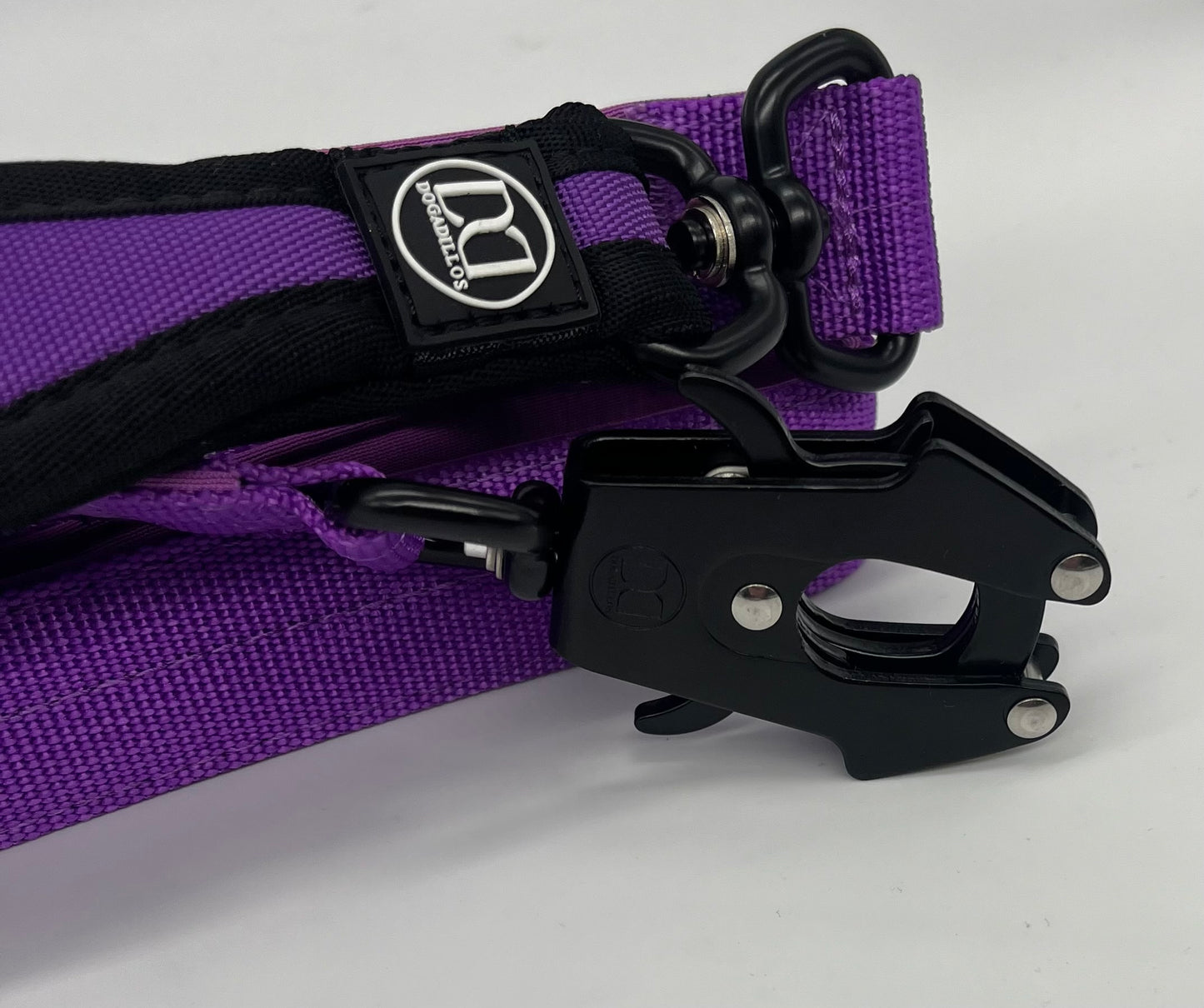 Swivel lead 1.2m | with clip - Purple