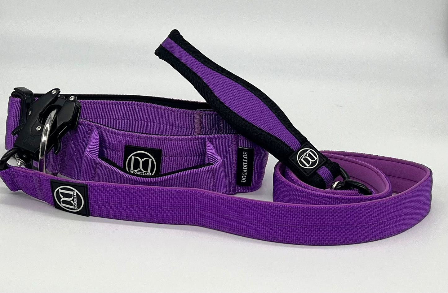 Swivel lead 1.2m | with clip - Purple