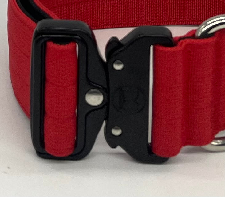 4cm Active collar | WITH HANDLE -  Red