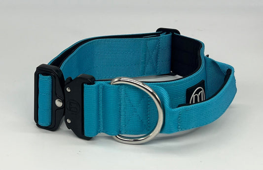 4cm Active collar | WITH HANDLE - Blue