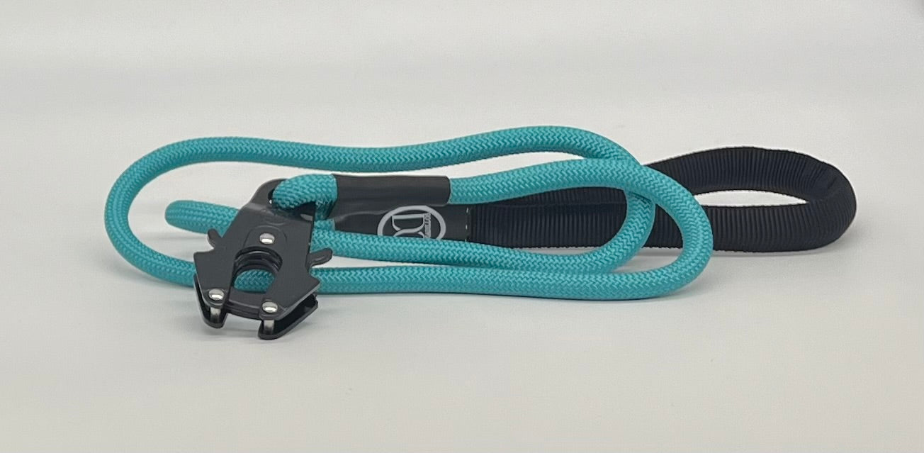 Rope lead  | with clip - Tiffany blue